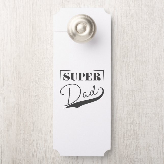 Super Vater Türanhänger (Auf Knauf)