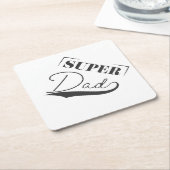 Super Vater Untersetzer (angewinkelt)