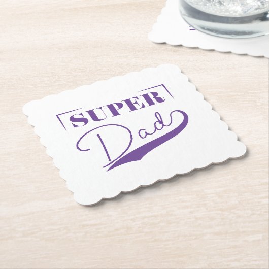 Super Vater Untersetzer (angewinkelt)