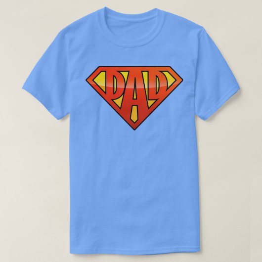 Super VATER Väter Tag 1 T-Shirt (Design vorne)