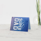 Super Vater Vatertag Card Karte (Vorderseite)