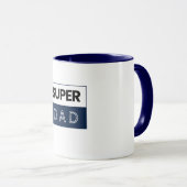 SUPER VATER Vatertag Tasse (VorderseiteRechts)