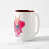 Super VATER Zweifarbige Tasse (VorderseiteRechts)
