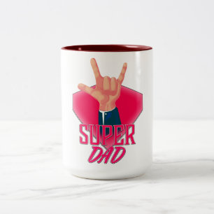 Super VATER Zweifarbige Tasse