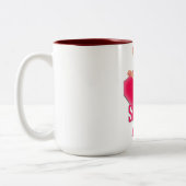 Super VATER Zweifarbige Tasse (Links)