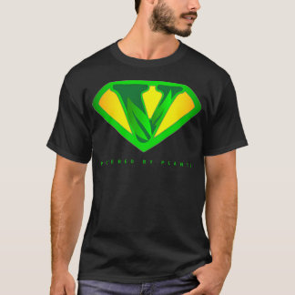 Super Vegan - Powered by Pflanze Retro T-Shirt