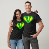 Super Vegan - Powered by Pflanze Retro T-Shirt (Unisex)