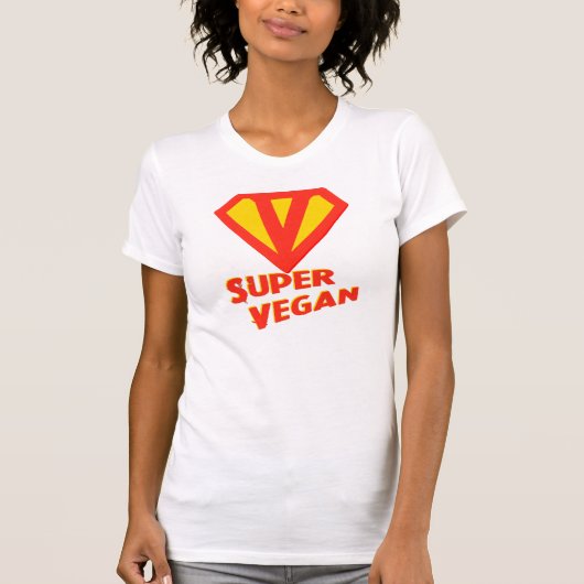 Super veganer T - Shirt (Vorderseite)