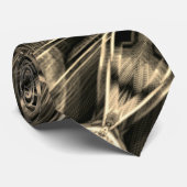 Super verdrillter Anblick wie gebrannter Kiefer mi Krawatte (Gerollt)