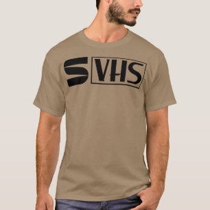 Super VHS Medienformat-Logo T-Shirt