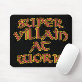Super Villain am Work Mouse Pad Mousepad (Mit Mouse)