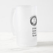 Super villan mattierte Tasse des AtomNerds (Vorderseite Links)