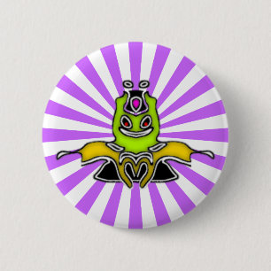 Super Weirdo (Farben) Button