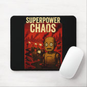 Super Wer Chaos Dystoan Satire War Consequences Gi Mousepad (Mit Mouse)