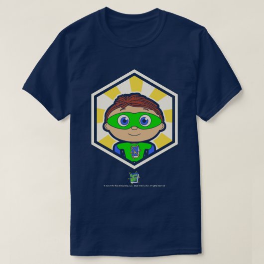Super Why Starbust Abzeichen Whyatt T-Shirt (Design vorne)