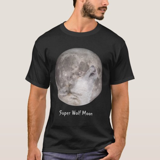 Super Wolf Moon T-Shirt (Vorderseite)