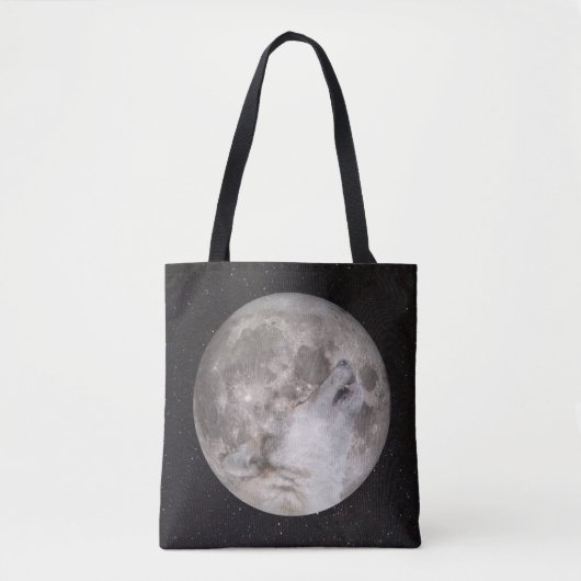 Super Wolf Moon Tasche (Vorderseite)