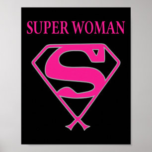 Super Woman (Brustkrebs-Bewusstsein) Poster