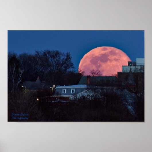 Super Worm Moon 2020 Poster (Vorne)