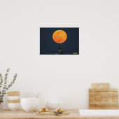 Super Worm Moon Rise Poster (Küche)