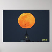 Super Worm Moon Rise Poster (Vorne)