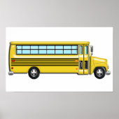 Super Yellow School Bus Poster (Vorne)