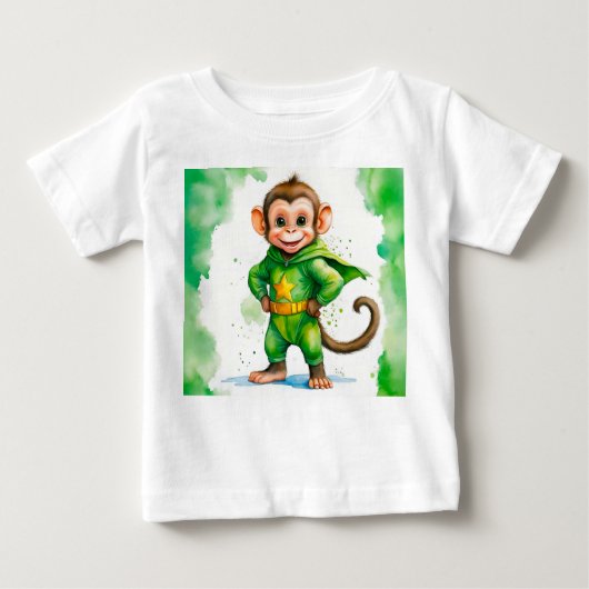 Superaffe, Baby T-shirt (Vorderseite)