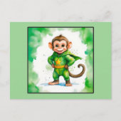 Superaffe Feiertagspostkarte (Vorderseite)