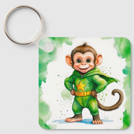 Superaffe Schlüsselanhänger (Vorderseite)