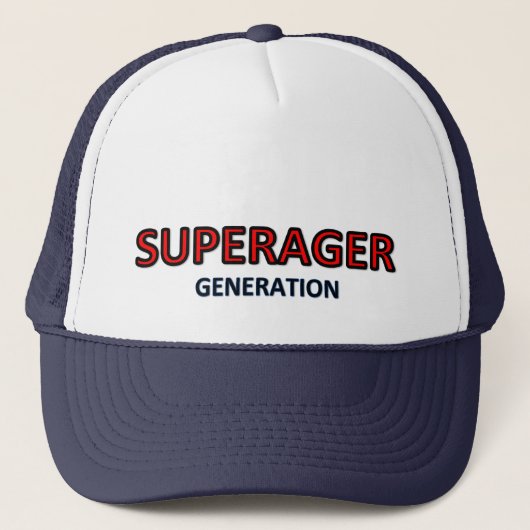 Superager Hat Truckerkappe (Vorderseite)