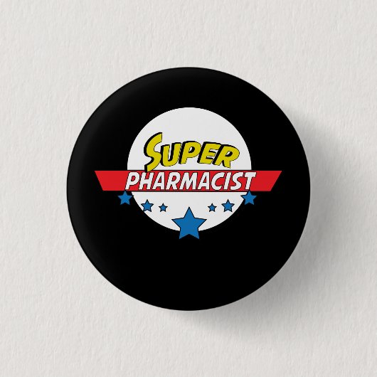 Superapotheker, #Pharmacist Button (Vorderseite)