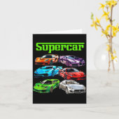 Superauto Cooler Autotyp Mann Srts Rennsport Fan G Karte (Gelbe Blume)