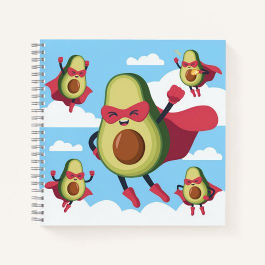 Superavocado Notizblock (Vorderseite)
