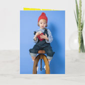 Superawesome Wonderistic glücklich Jahr Feiertagskarte (Rückseite)