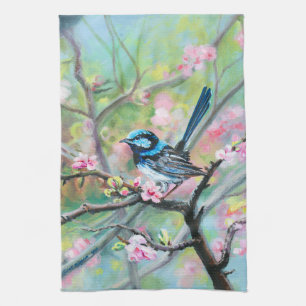 Superb Fairy Wren - Geschirrtuch