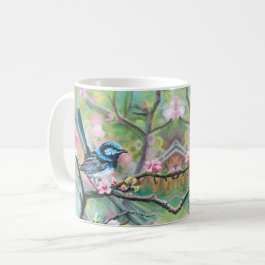 Superb Fairy Wren - Kaffeetasse (Vorderseite Links)