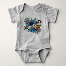 SuperBABY Superheld-Comic-Karosseriegeschenk GRAY