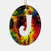 Superball Monogram Keramik Ornament (Rechts)