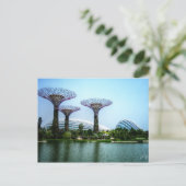 Superbäume, Gewächshaus und Libellensee Postkarte (Stehend Vorderseite)