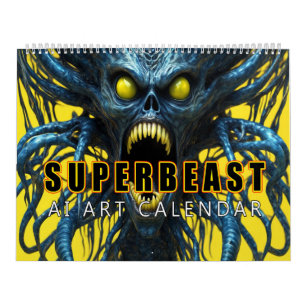 Superbeast KI-Kunst Kalender