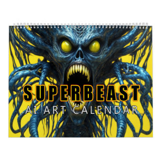 Superbeast KI-Kunst Kalender