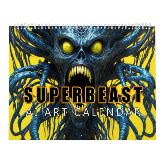 Superbeast KI-Kunst Kalender (Titelbild)