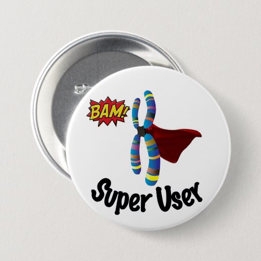 Superbenutzer Button (Vorne & Hinten)