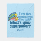 Superberufler Niedlich OT Monogramm Fleecedecke (Vorderseite)