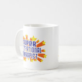 SuperBeschäftigungstherapeut Kaffeetasse (Vorderseite Links)