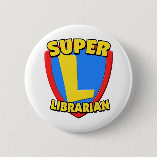 Superbibliothekar Button (Vorderseite)