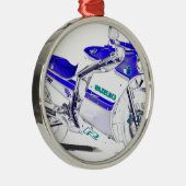 SUPERBIKE. 1986-GSX-R-750 ORNAMENT AUS METALL (Rechts)