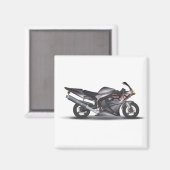 Superbike Magnet (Vorderseite/Rückseite)
