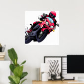 Superbike Poster (Heimbüro)