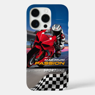 Superbike-Rennsport-Maximale-Leidenschaft-Biker-Gr iPhone 16 Pro Hülle